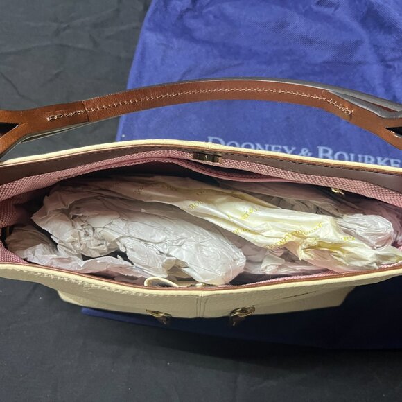 Dooney & Bourke Pebbled Leather Shoulder Bag - Picture 6 of 7